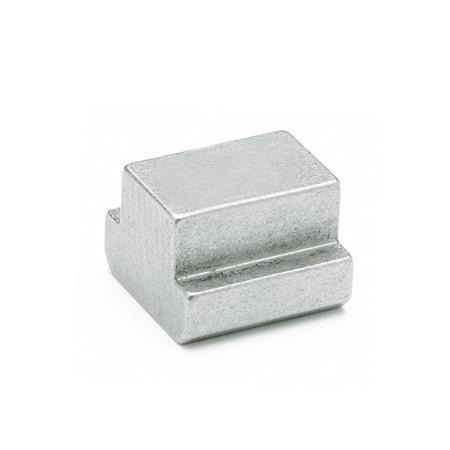 Otto Ganter Stainless Steel T Nut without Thread without Thread, DIN 508